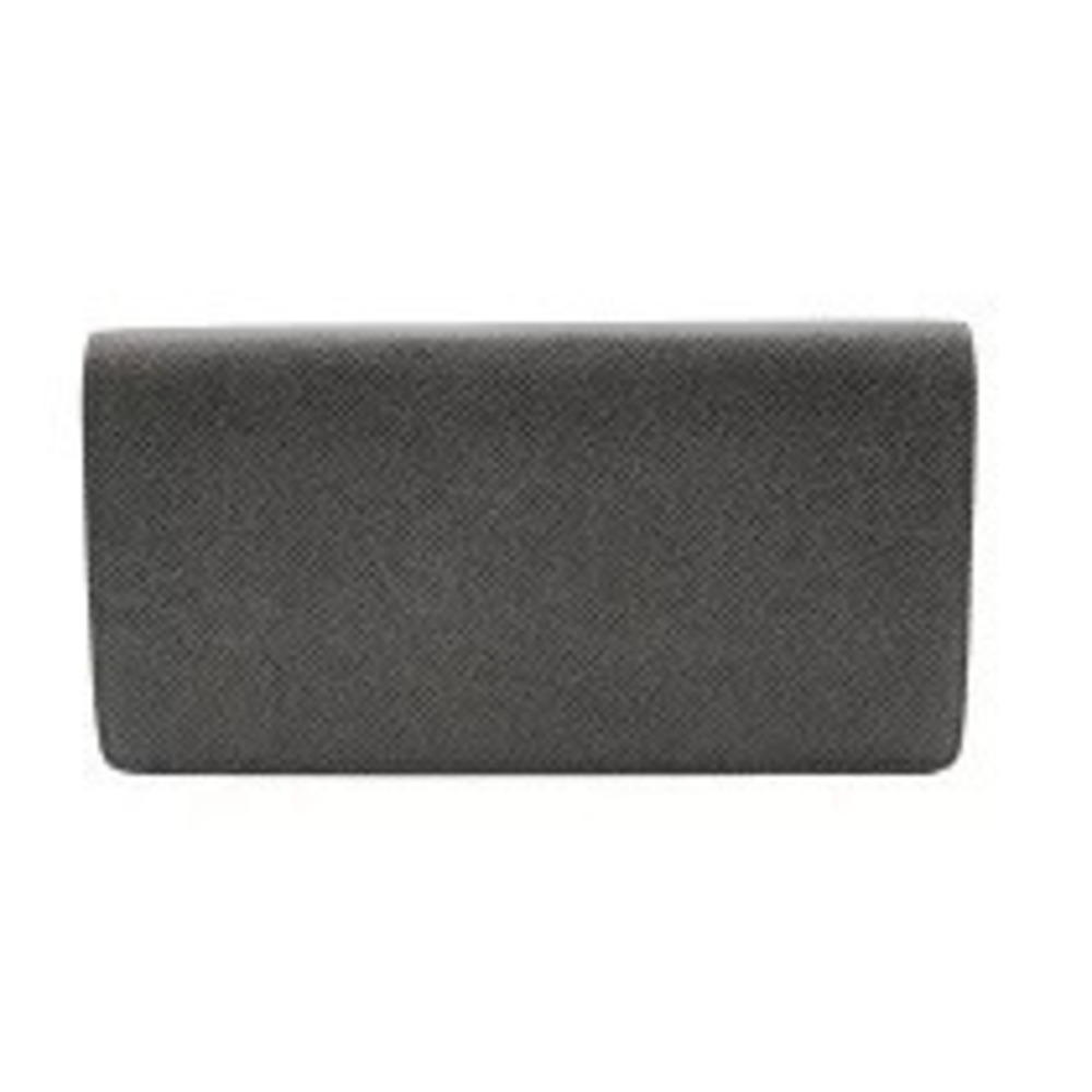 Louis Vuitton Portefeuille Brazza Glacier Taiga Leather Bi fold Long Wallet